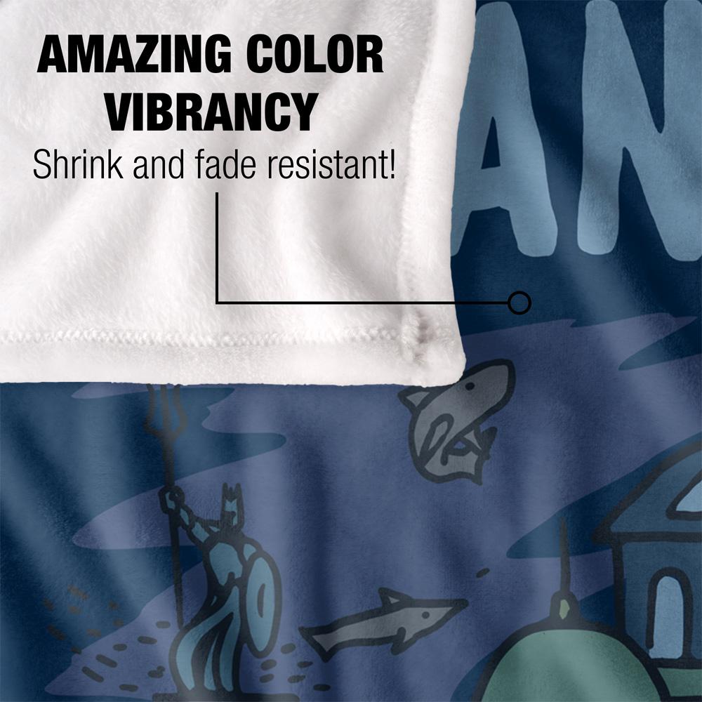 Aquaman Atlantis Blanket