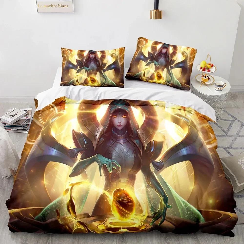 New Print League of Heroes Bedding Set Printed Bed Set With Pillowcase Bed Duvet Cover Soft Single Double Queen Super King Size
