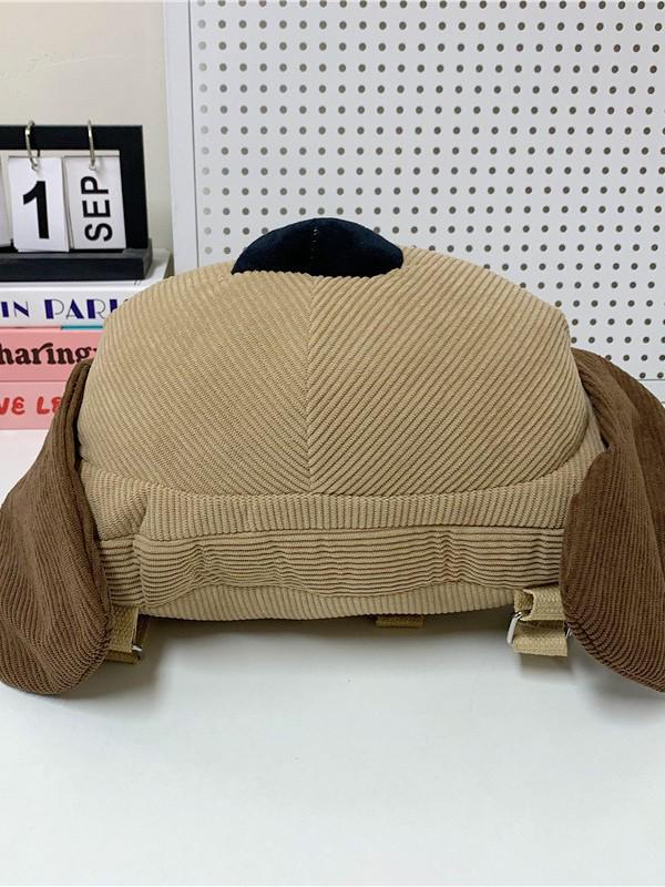 Uroczy plecak podróżny dla dzieci z szczeniaczkiem: Duża pojemność, na podwójne ramię, kreskówkowy prezent urodzinowy