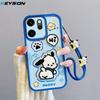 KEYSION Shockproof Case for OPPO Reno14 F 5G with Lanyard Soft Silicone Cute 3D Cartoon Doll Phone Cover for OPPO Reno 14F 5G