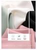 Women's 145cm Pink Ice Silk Wide-Leg High-Waist Pants - Petite, Summer, Thin, Straight Leg.