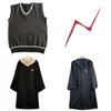 Harry Potter Kostüm Hogwarts Erwachsener Kind Robe Umhang Weste Mit Atmungsaktivem Stoff Und Exquisiter Naht Für Halloween Cosplay