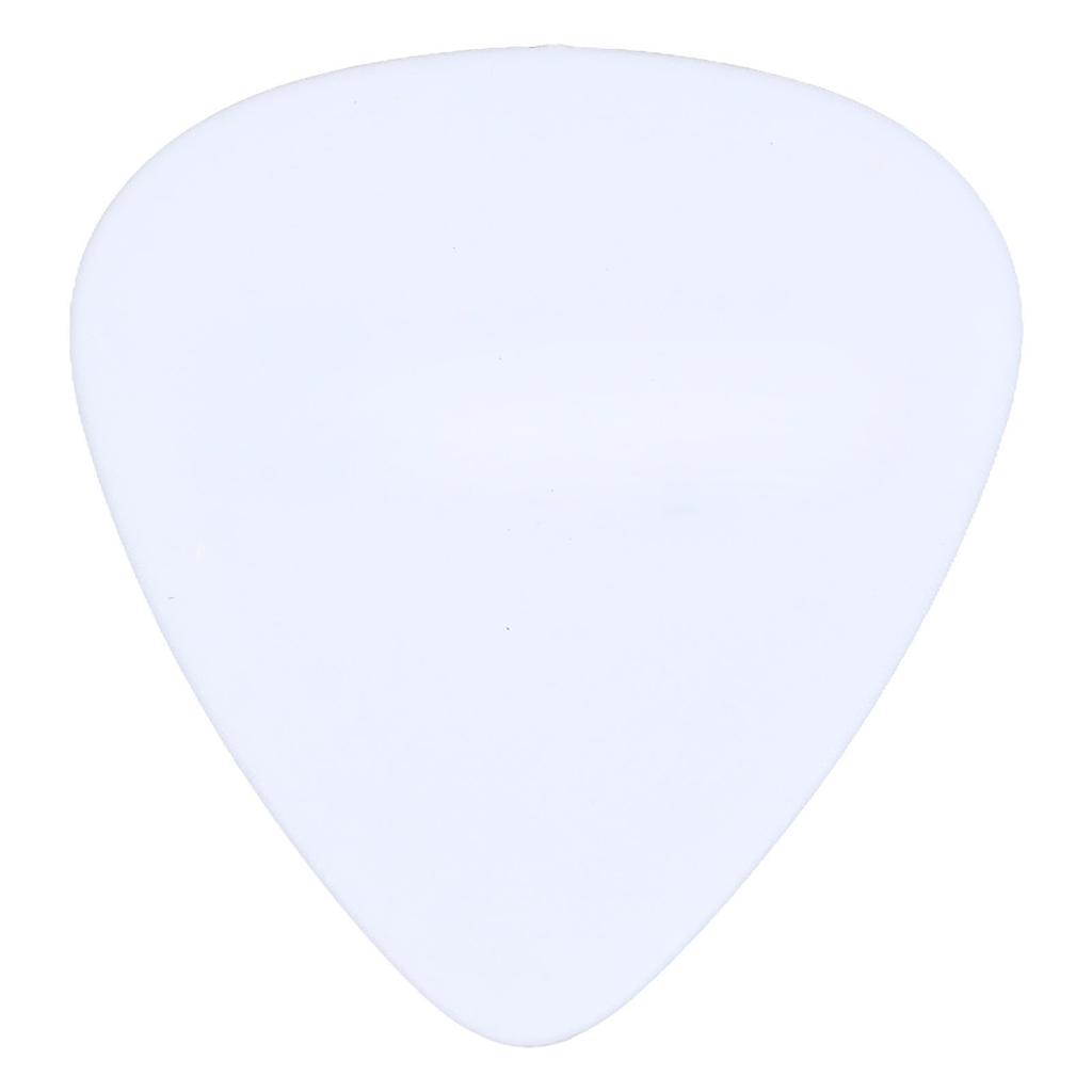 10PCS Acoustic Guitar Pick White Celluloid Guitar Pick Plectrum Set for Musical Instrument