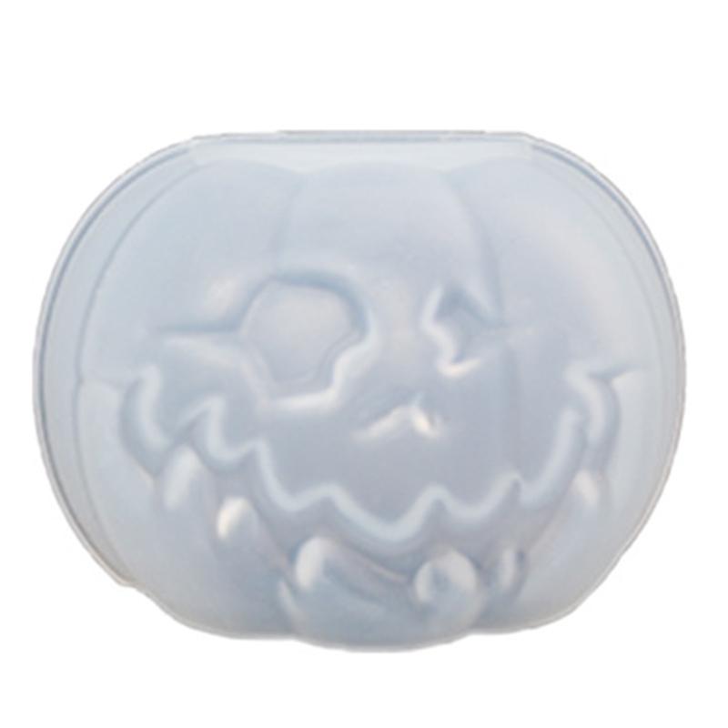 Halloween Pumpkin Mold Candle Mold for DIY Candles Plaster Crafts Halloween Favor Reusable Resin Casting Silicone Mold