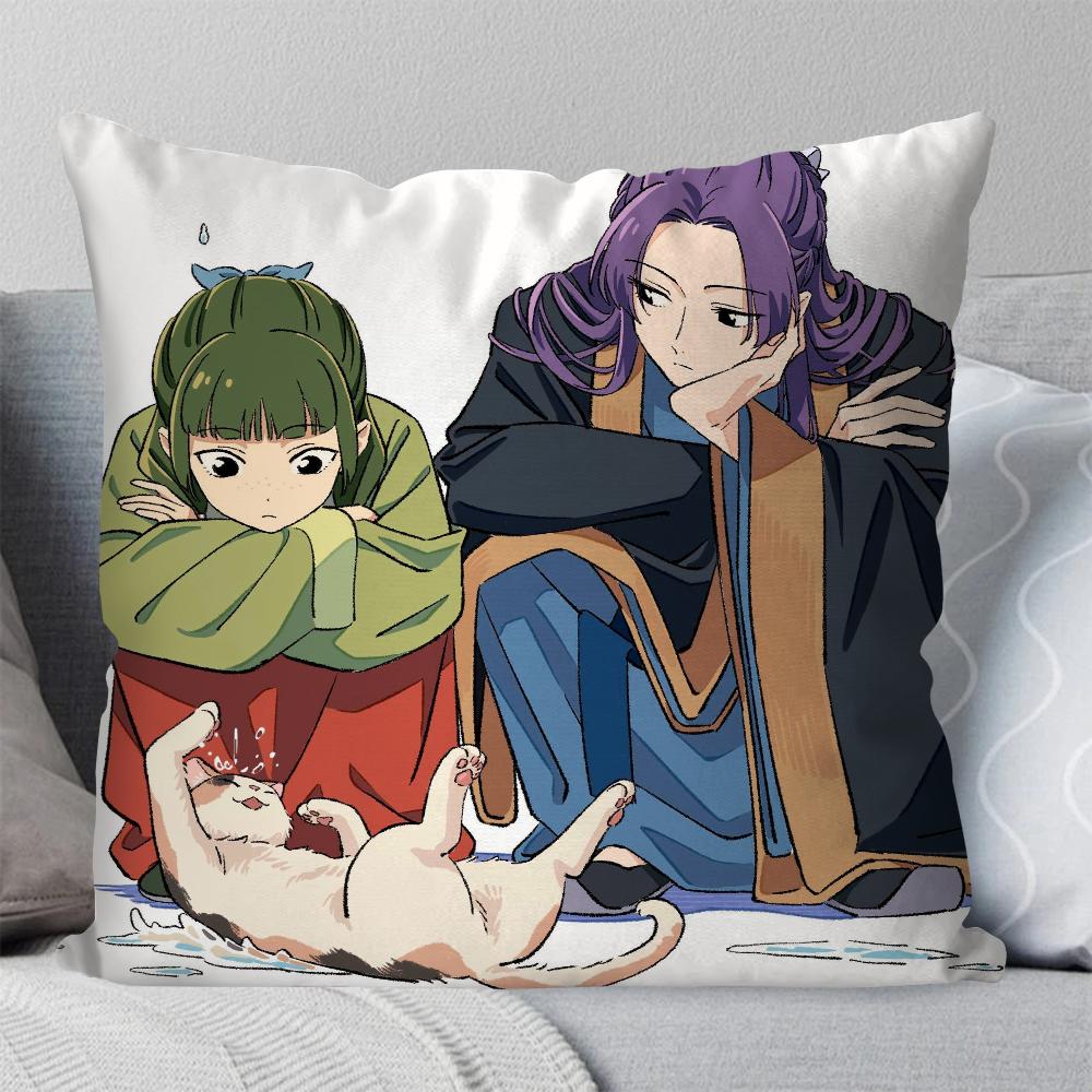 Die Tagebücher der Apothekerin Animations-Kissenbezug Quadratisches Kissen Schlafzimmer Sofa Freizeit Komfort Kissen Wohnzimmer Heimdekoration 40X40