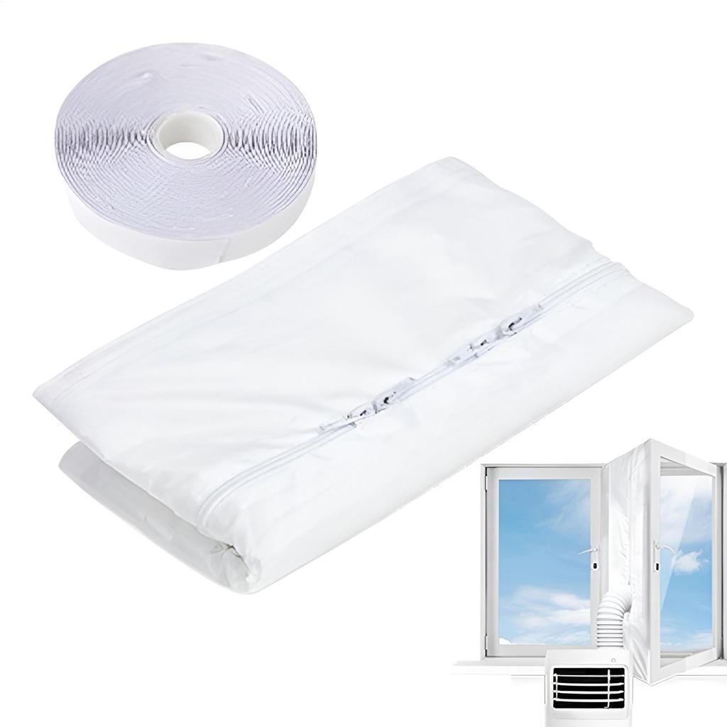 Air Conditioner Window Sealing Kit Portable Sealing Effect Window Vent Kit Waterproof Hot Air Stop Guard Keep House Cool
