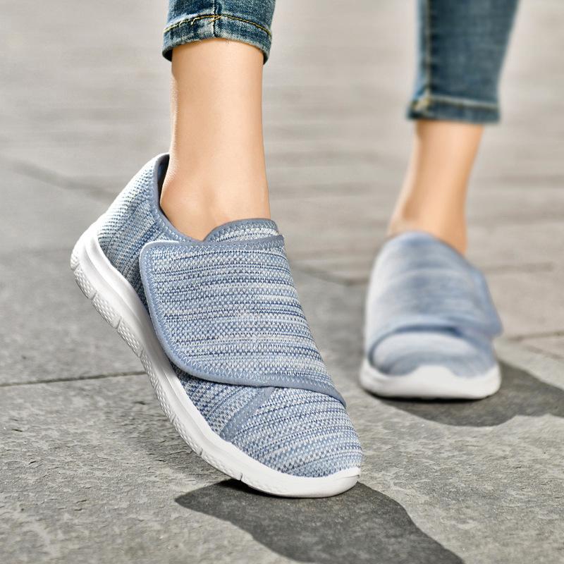 2025 Women's Lightweight Mesh Velcro Sneakers - Breathable, Comfortable, Casual Spring/Summer Shoes