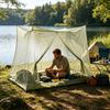 2 Pcs Mosquito Net for Bed Patio 4 Corner Mesh Canopy Large Mosquito Net with 2 Side Openings Hooks for Camping Dormitory Home Outdoor