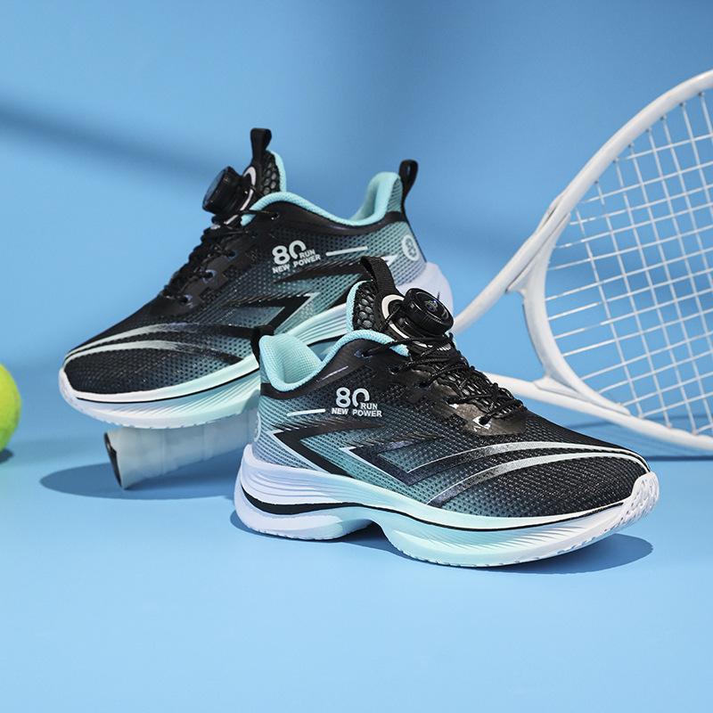 New summer children's running shoes lightweight sports shoes breathable hollow mesh primary school physical education boys and girls