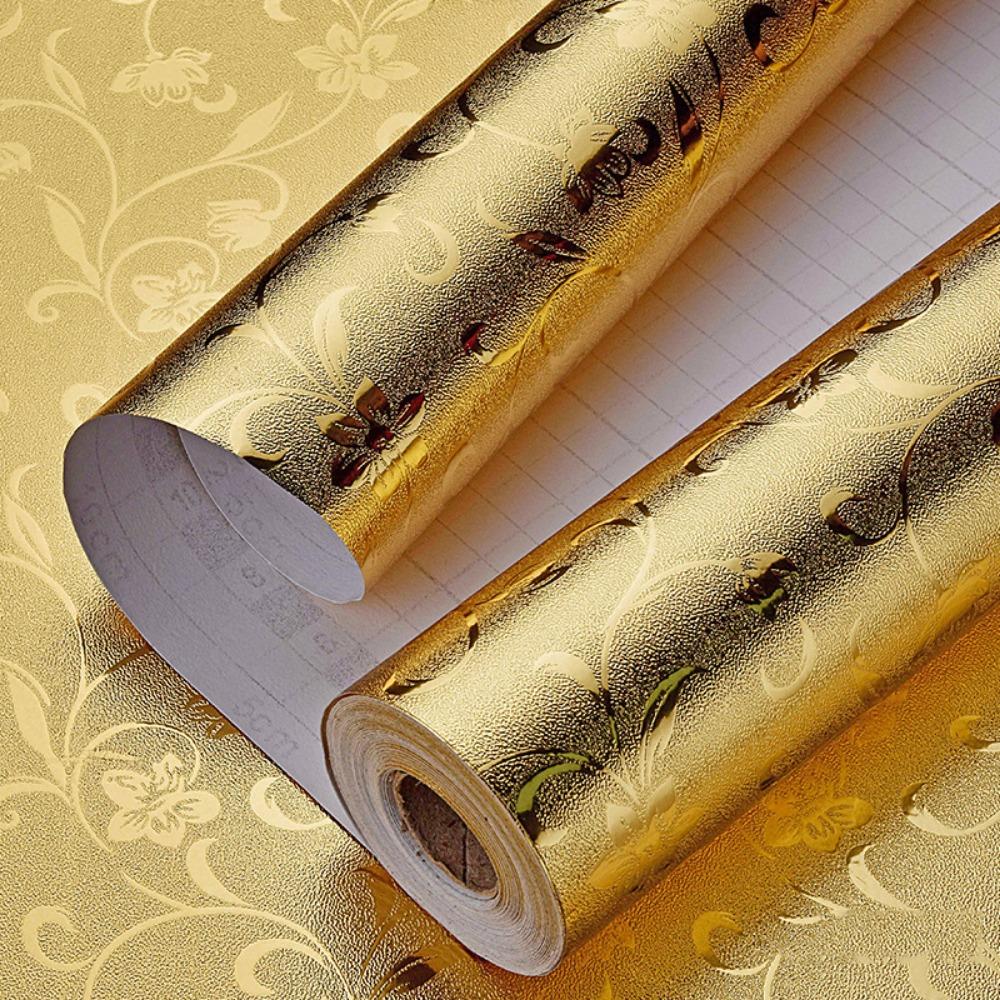 40CMx10M Kitchen Oil-proof Sticker PVC Cabinet Wallpaper Furniture Refurbishment