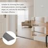 1 Pc 1m/2m/3metersX4cm Wood Grain PVC Wooden Floor Transition Strip, Self-adhesive Edge Sealing StripThreshold Strip