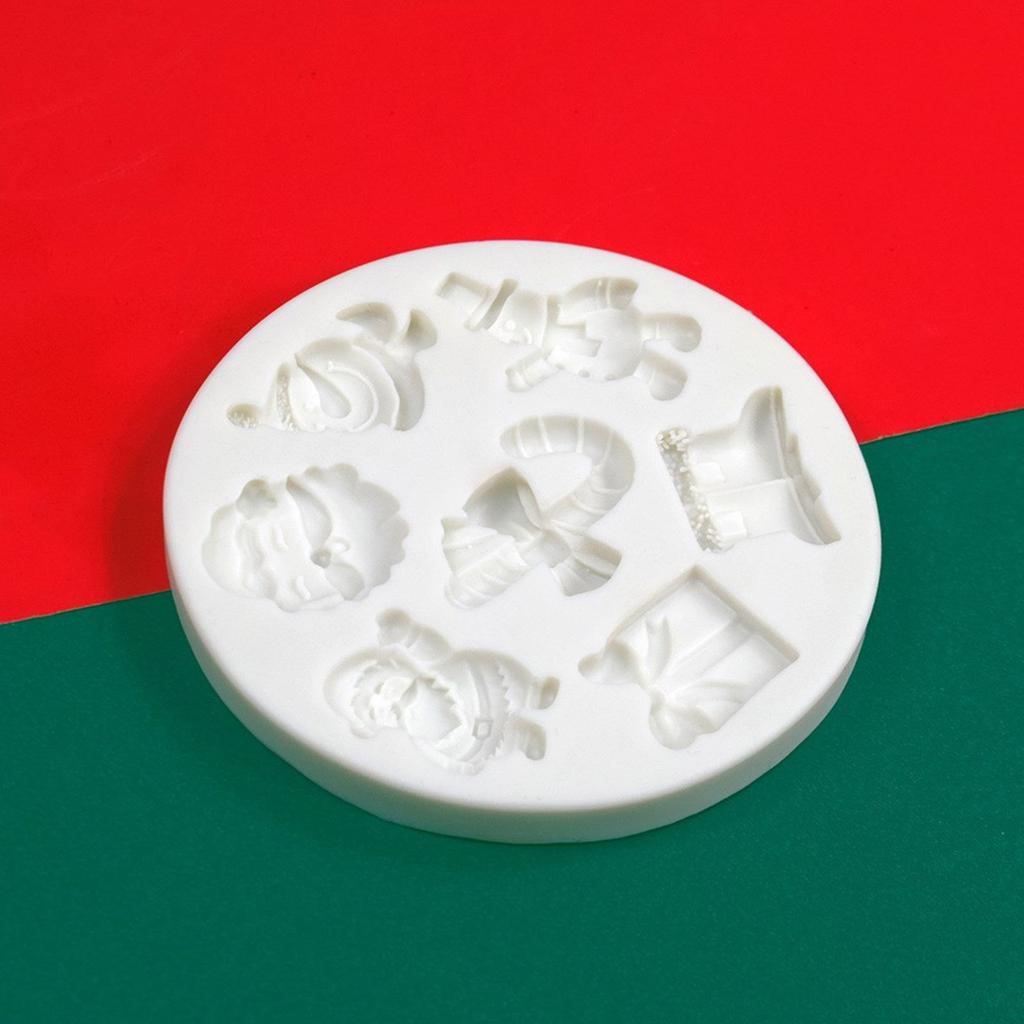 Julestøvler Snømenn Silikonform Fondant Sjokoladeform DIY Julekake Dessertform Baking DIY Forsyninger