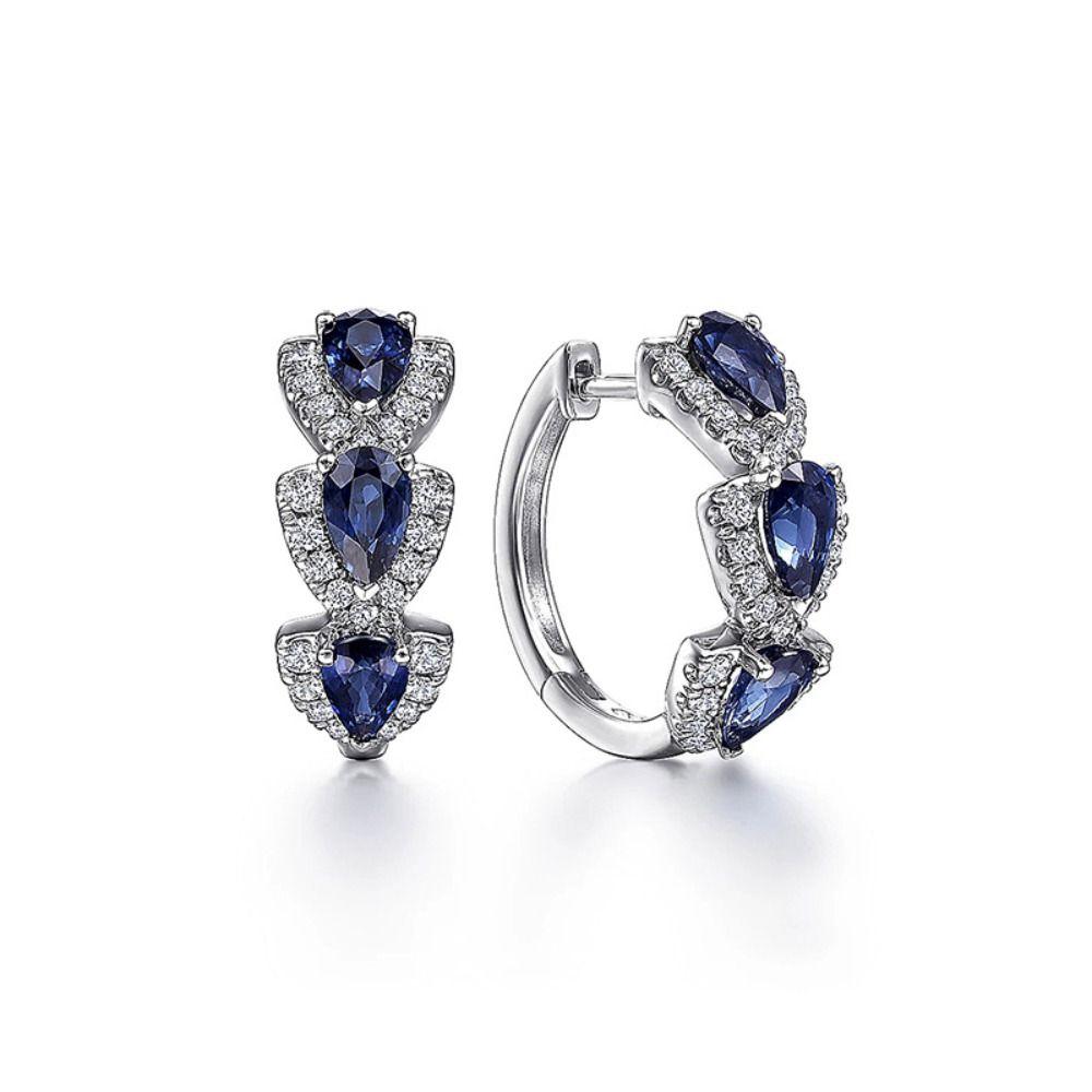 Elegant Hoop Earrings Rhinestone Drop Earrings Fashion Stud Earrings
