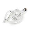 Les Trésors De Lily [I9075] - Pendentif Argent 'Love' blanc argenté (rhodié) - 28x22 mm