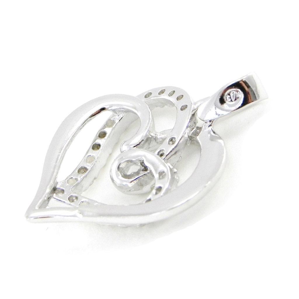 Les Trésors De Lily [I9075] - Pendentif Argent 'Love' blanc argenté (rhodié) - 28x22 mm
