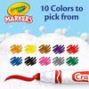 Markery Z Szeroką Końcówką Kolorowe Szkolne Markers Crayola 10 Kolorów