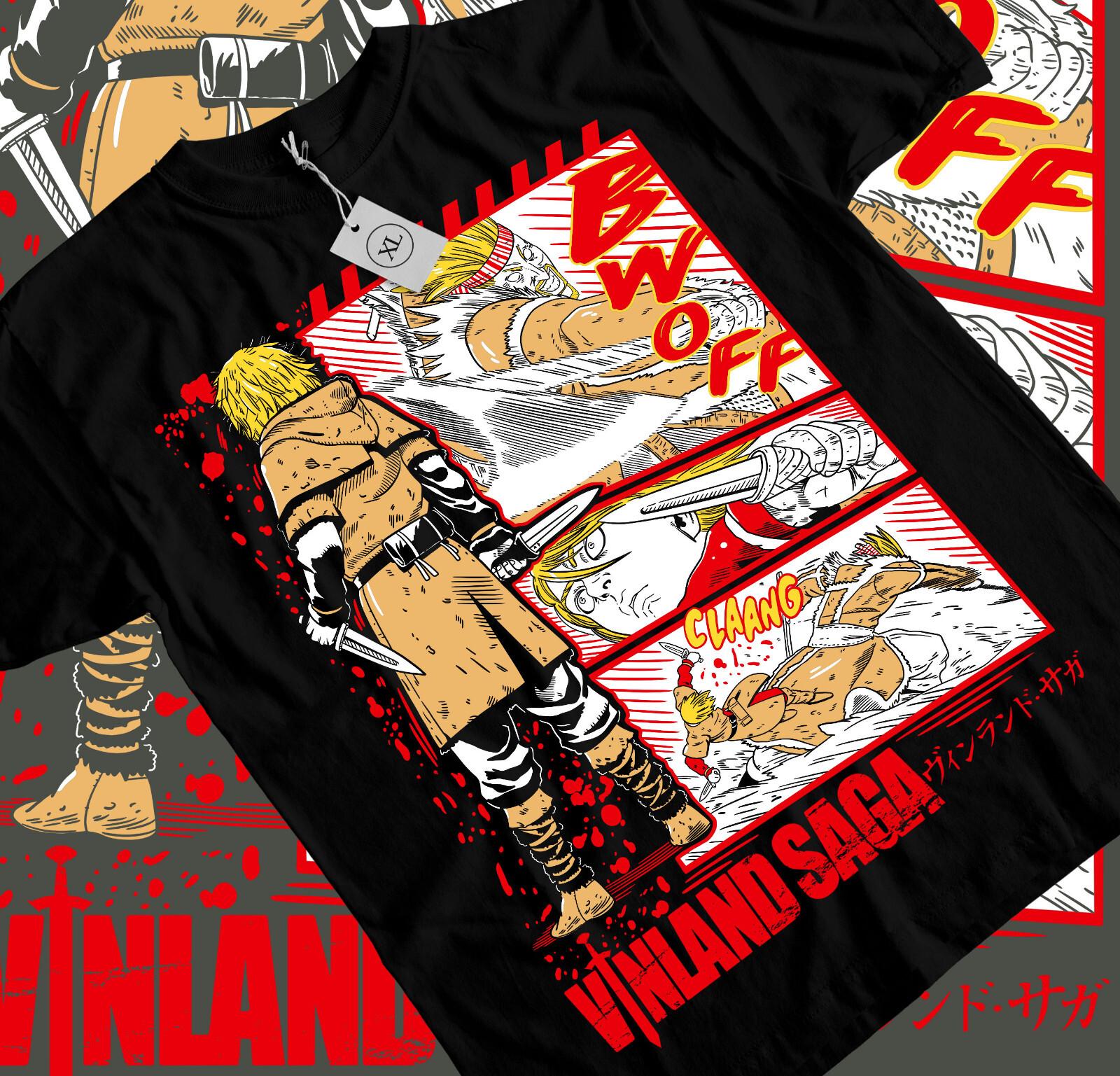 Vinland Saga Shirt Thorfinn Shirt Anime Vinland Askeladd Manga Shirt All Size XL