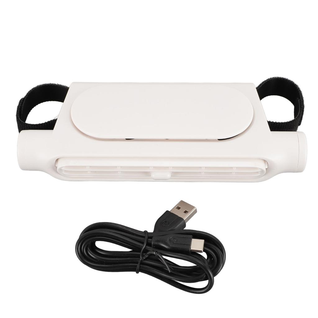 Car Seat Fan USB Powered 3 Wind Speed Silent Bladeless Portable Car Front Seat Backseat Fans for