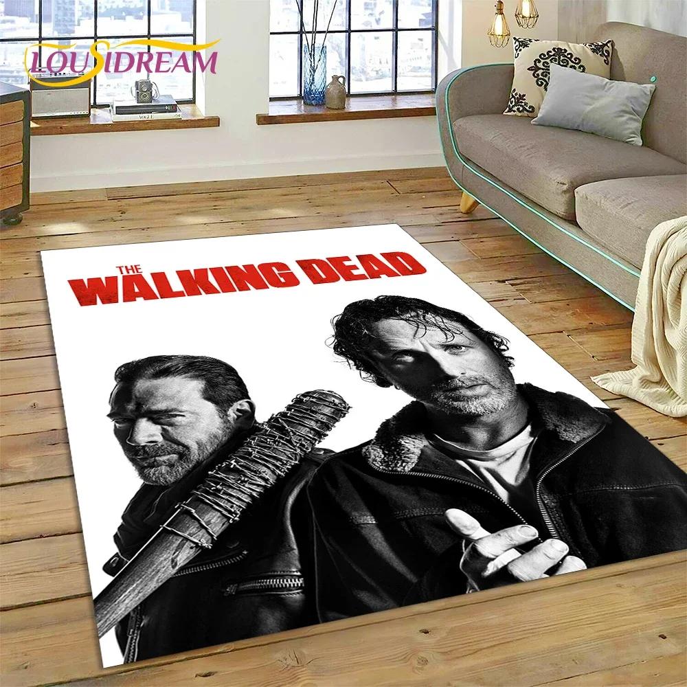 3D The Walking Dead Lincoln TWD TV Carpet Rug for Bedroom Living Room Home Sofa Decoration,Children Game Large Decor Floor Mat