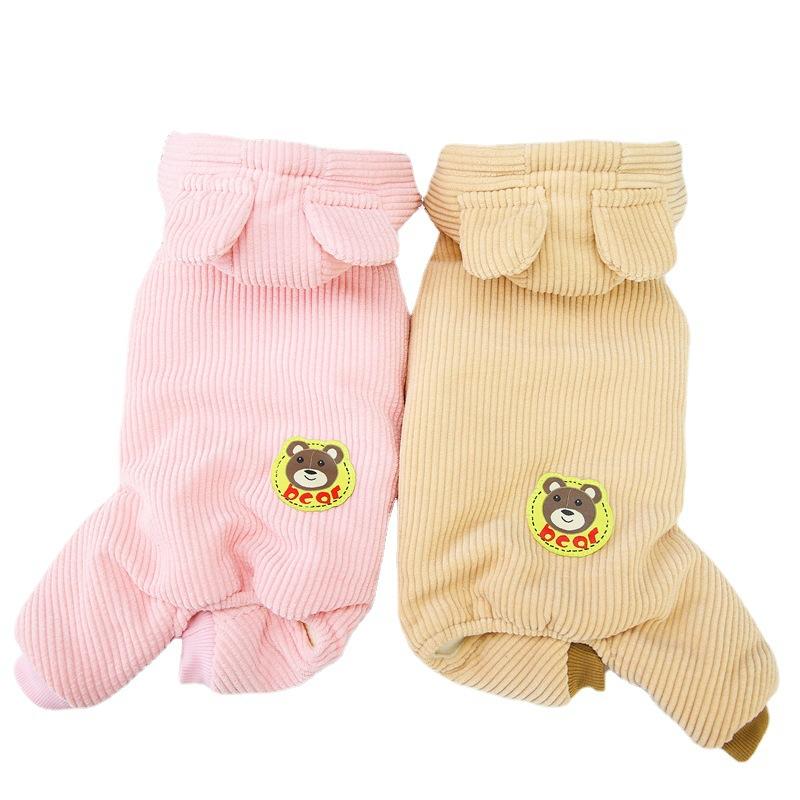 Warm Pet Dog Jumpsuit for Small Dogs Coat Clothing Puppy Jacket French Bulldog Yorkie Costume Chihuahua Apparels Pet