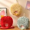 Fun Animal Head Chenilles Hand Towel Soft Highly Absorbent With Elegant Expression For Daily Use