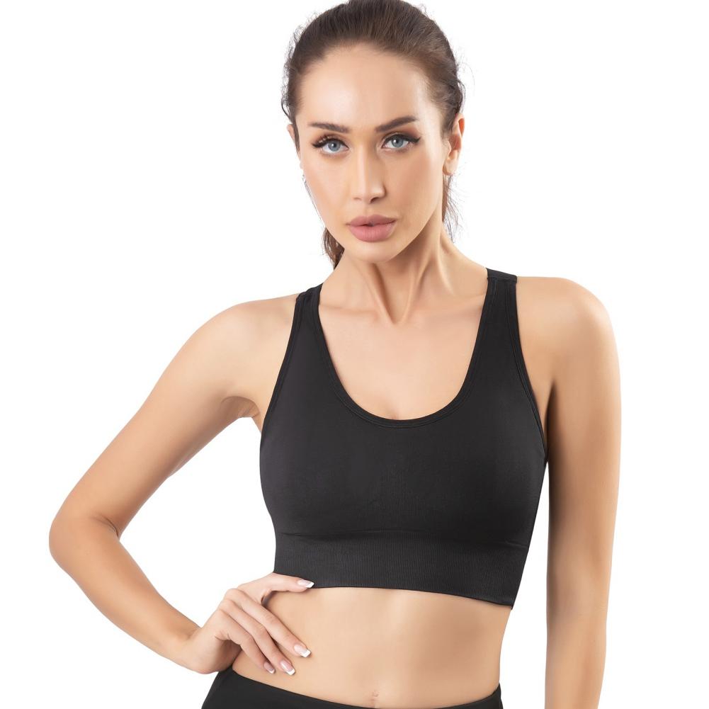 

Женский спортивный бюстгальтер для тренировок, дышащий бюстгальтер без стальных колец L