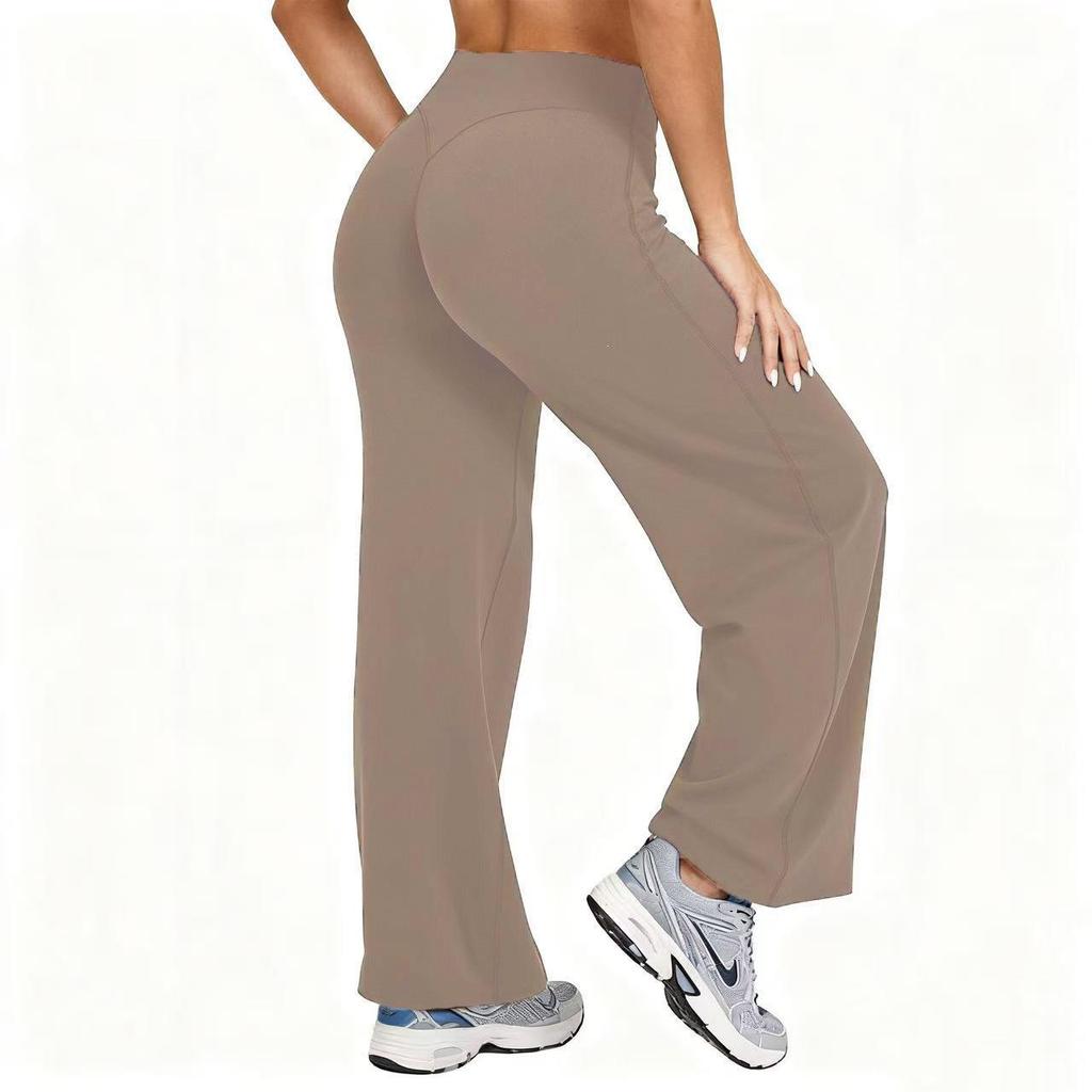 High-Waisted Wide-Leg Yoga Pants