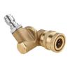 Upgrades Brass Rotary Joint Heavy Duty 4500psi Rotary Joint Simple Installation for Pressure Washer Nozzle Cleaning Tool