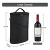 NEW Two Bottle Wine Totes Bag Cooling Case Insulated Thermal Wine Carrier for Travel Fishing Beach Outdoor Camping Accessories