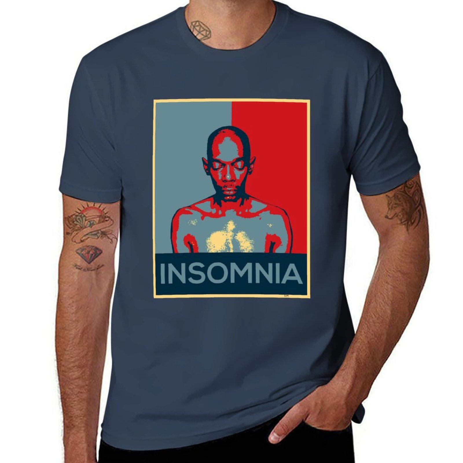 Insomnia Faithless Футболки заготовки винтажная хиппи одежда быстросохнущая дизайнерская футболка мужская S