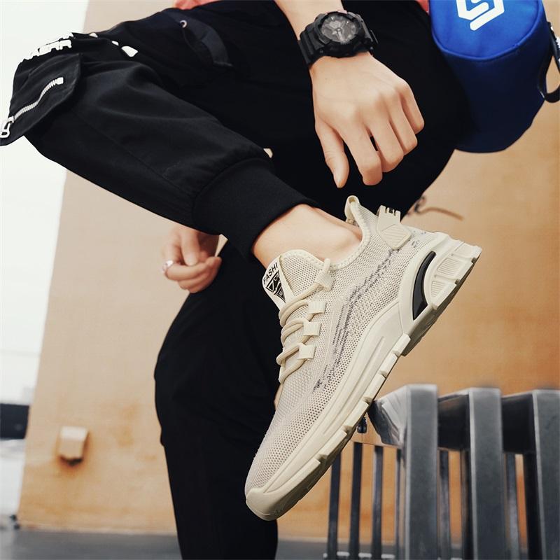 Fashion Summer Men's Running Shoes New Professional Carbon Plate Sports Training Shoes Outdoor Non-slip Shock-absorbing Tennis Shoes