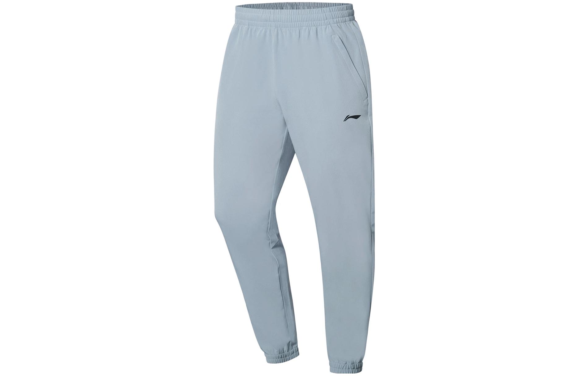 Li Ning Table Tennis Collection Knitted Sweatpants Unisex Snow Gray AYKT127-1 XXL
