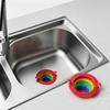 Rainbow Sink Strainer Expandable Capacity Basket Prevents Clogs And Odors Food Waste Collector for Kitchen