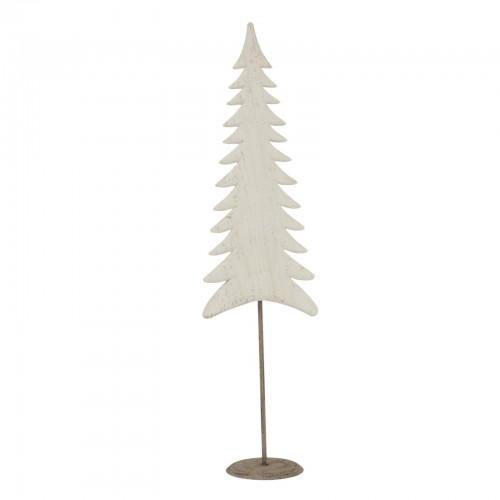 Hill Interiors White Washed Pine Tree Christmas Decoration