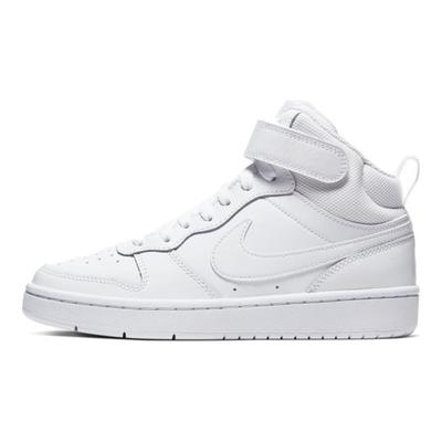 Court Borough Mid 2 GS Triple White Kids Sneakers CD7782-100