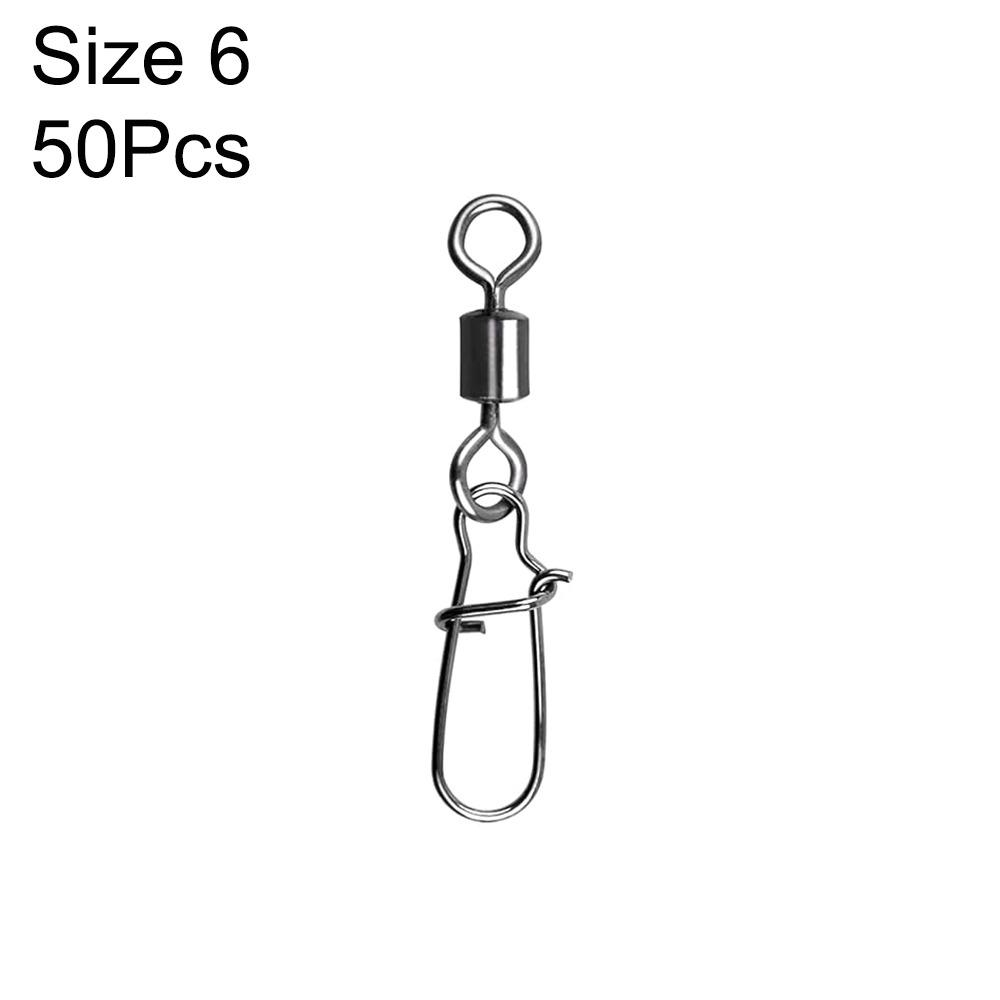 Edelstahl Angelhaken Köder Wirbel 8 Wort Schleife Wirbel Tackle Neue Tackle-Tool