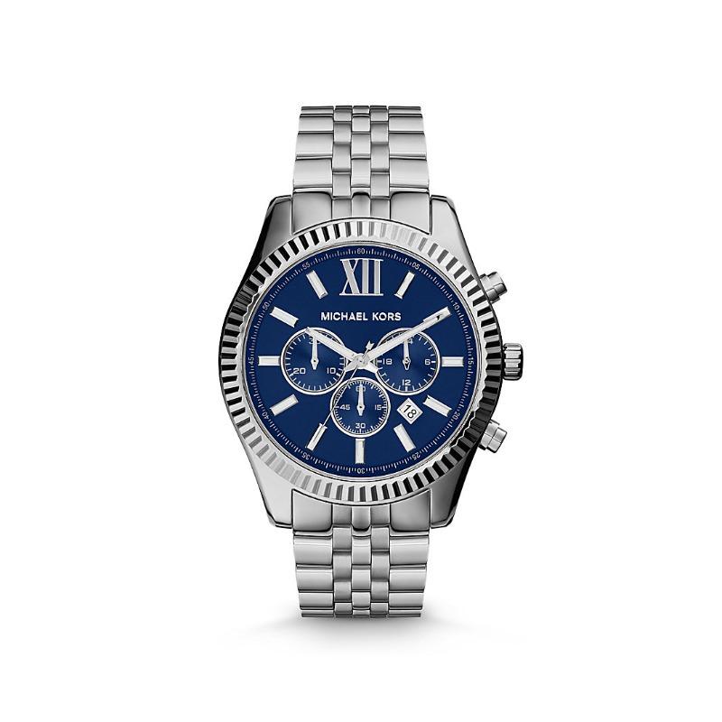 Мужские часы Michael Kors Lexington серебристого цвета MK8280 серебряный