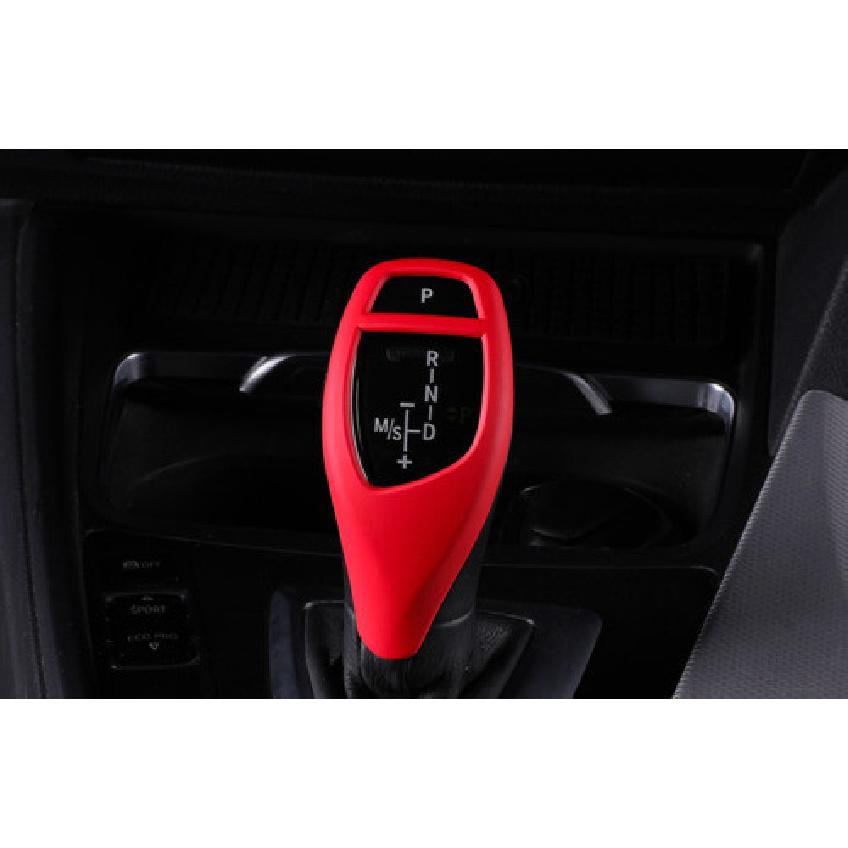 Gear Shift Knob Trim ABS Red Fit For BMW 3 4 Series GT 2013- Central Console