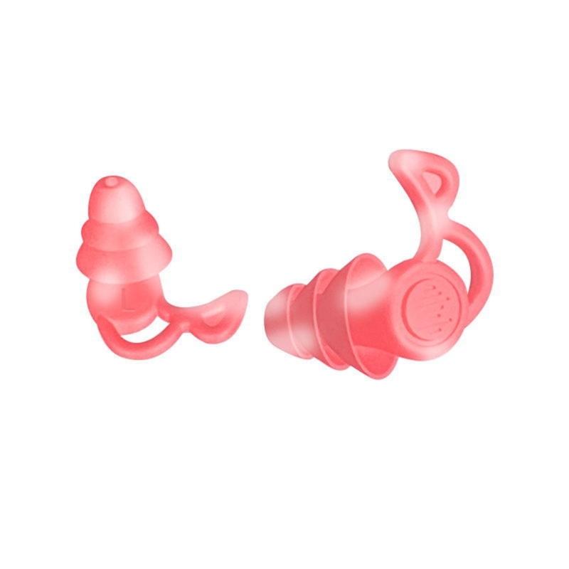 Noise Reduction Ear Plugs For Adults Sleep Work Water Resistant Silicone Earplugs Swimming Ear Plugs For Shower Diving
