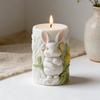 Cartoon Rabbit Candle Mold Non-Stick Gypsum Mold Cute Easter Candle Mold  Easter Decoration