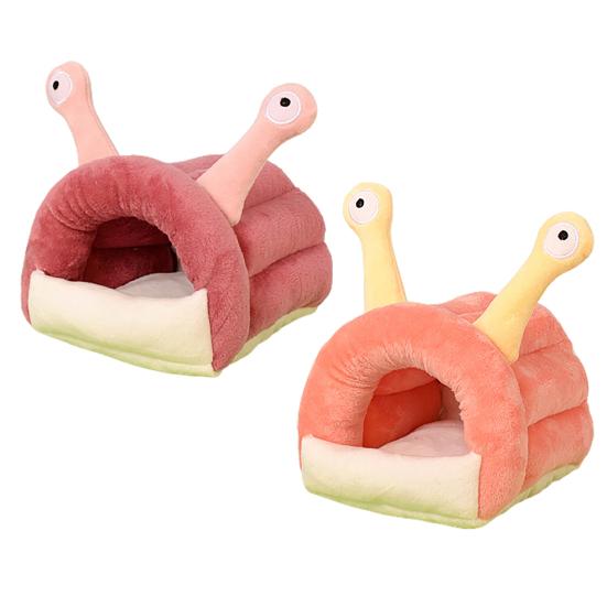 Cozy Hamster Sleeping House Snail Shape Thickened Dwarf Rabbit Chinchilla Hedgehog Ferret Hideaway Hide Hut Cage Accessories