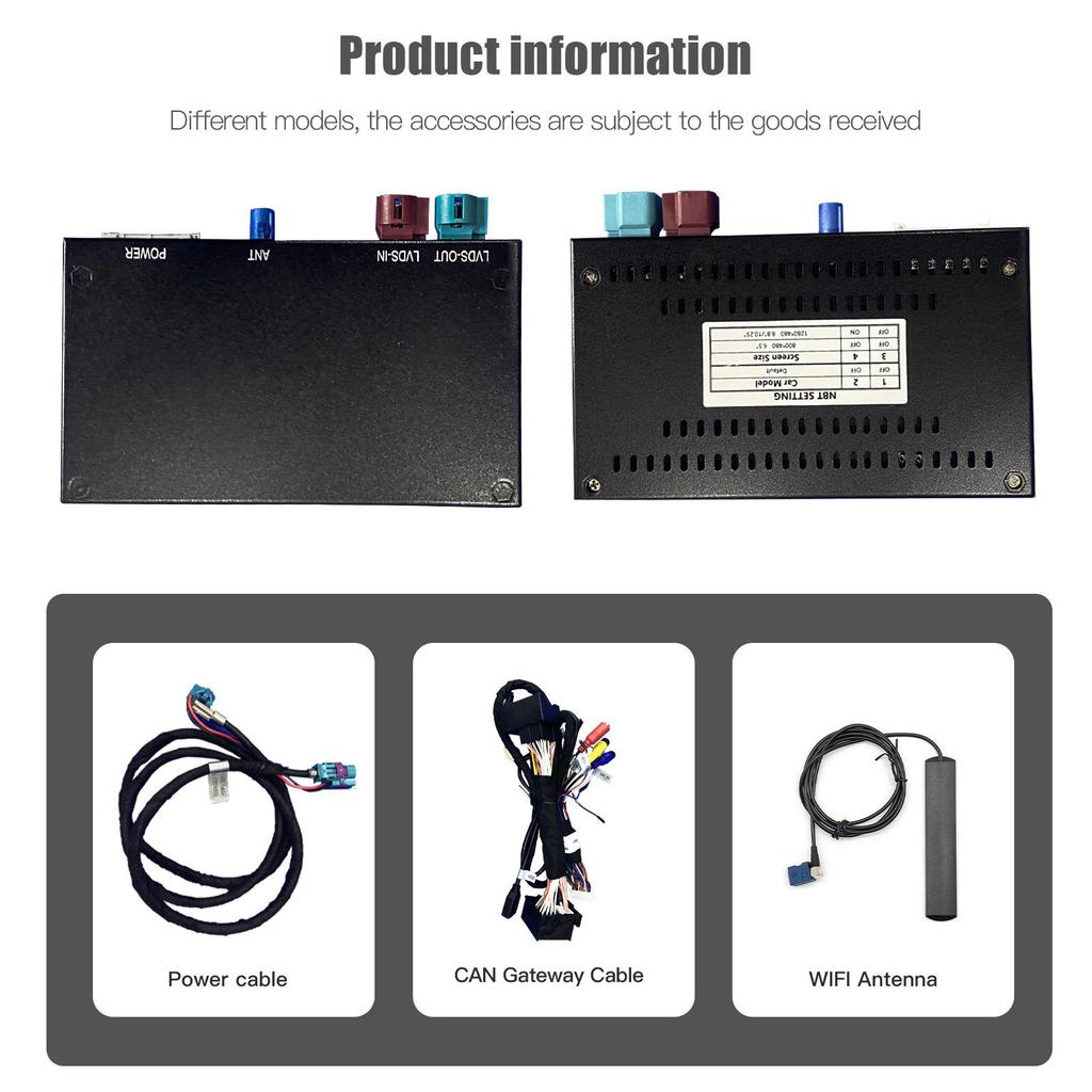 BMW Wireless CarPlay Decoder with Huawei Hicar and Reverse Camera Support