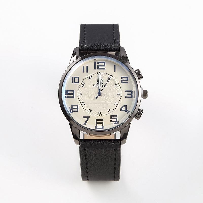 

Men’s Retro Digital Quartz Watch: Fashionable Business Belt & Casual Style for Students