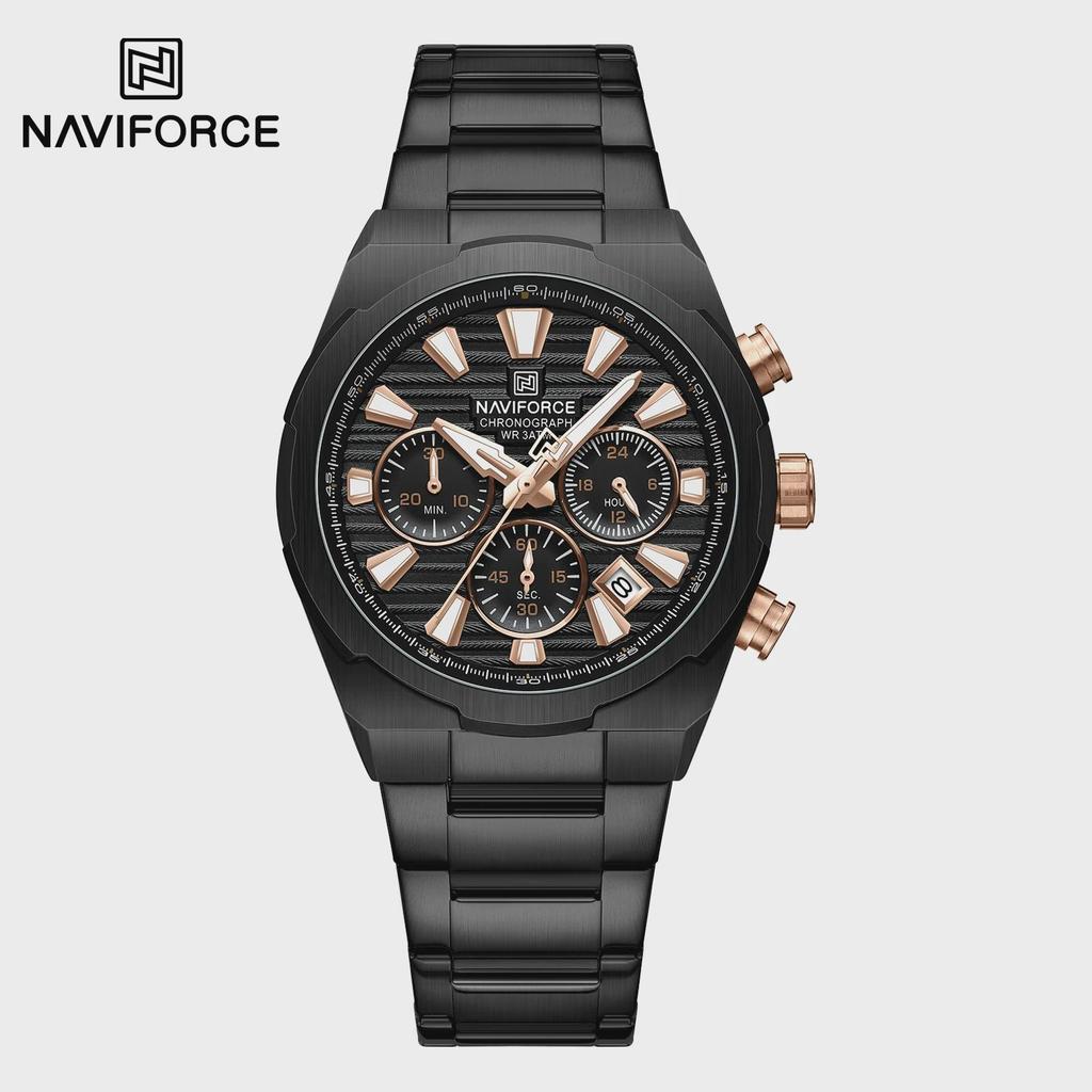Mens Watches Stainless Steel Watch Waterproof Luxury Quartz Clock Chronograph Luminous Wristwatches Relogio Masculino