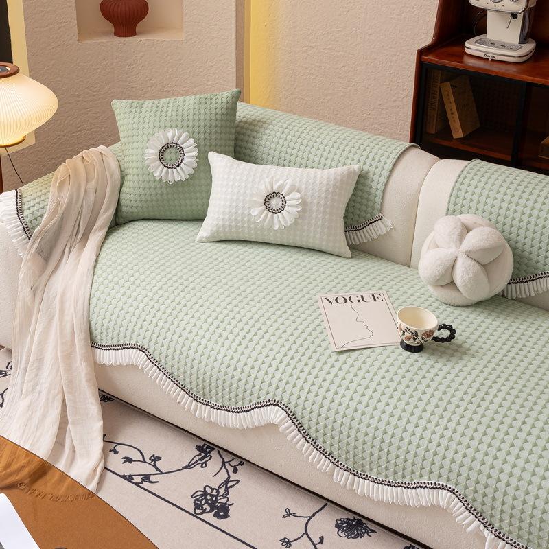 

Летняя подушка для дивана Новая подушка для сиденья дивана из ледяного шелка с прохладными бобами специальной формы Летний прохладный нескользящий чехол для дивана 70*70cm