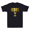 Jesus Is Coming Soon Countdown Til Jesus Christ Golden Print Novelty Men T-shirt
