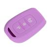 Jingyuqin 3 Buttons Silicone Remote Key Fob Case Cover For Renault Duster Sandero Logan Clio Captur Laguna Scen 2015 2016 2017