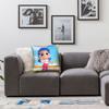 True Rainbows Kingdoms Cartoon Square Pillow Cases Rainbow King Cushion Cover Custom Decor Pillowcase for Living Room 45x45cm