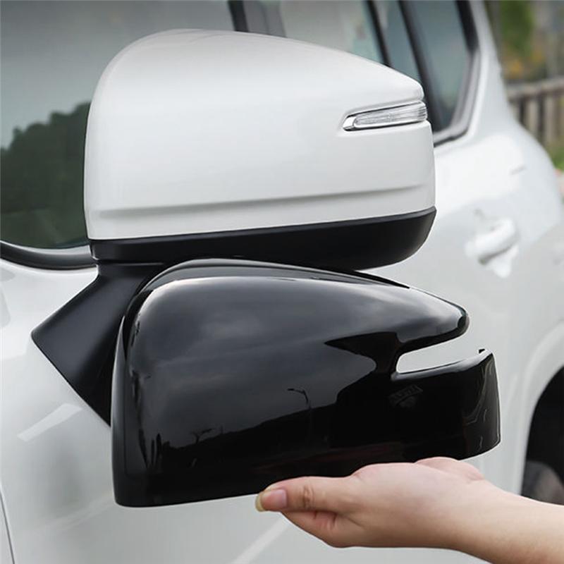 L10A Car Accessories For Toyota Land Cruiser 300 Series LC300  ABS Chrome Side Wing Rear View Rearview Mirror Cap Cover