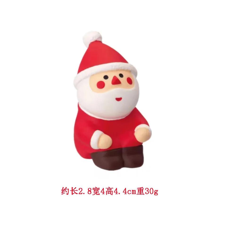 2025 Christmas Tree Santa Claus Cake Decoration Crafts Figurines Home Decor Christmas Ornaments Fairy Garden Accessories Gift